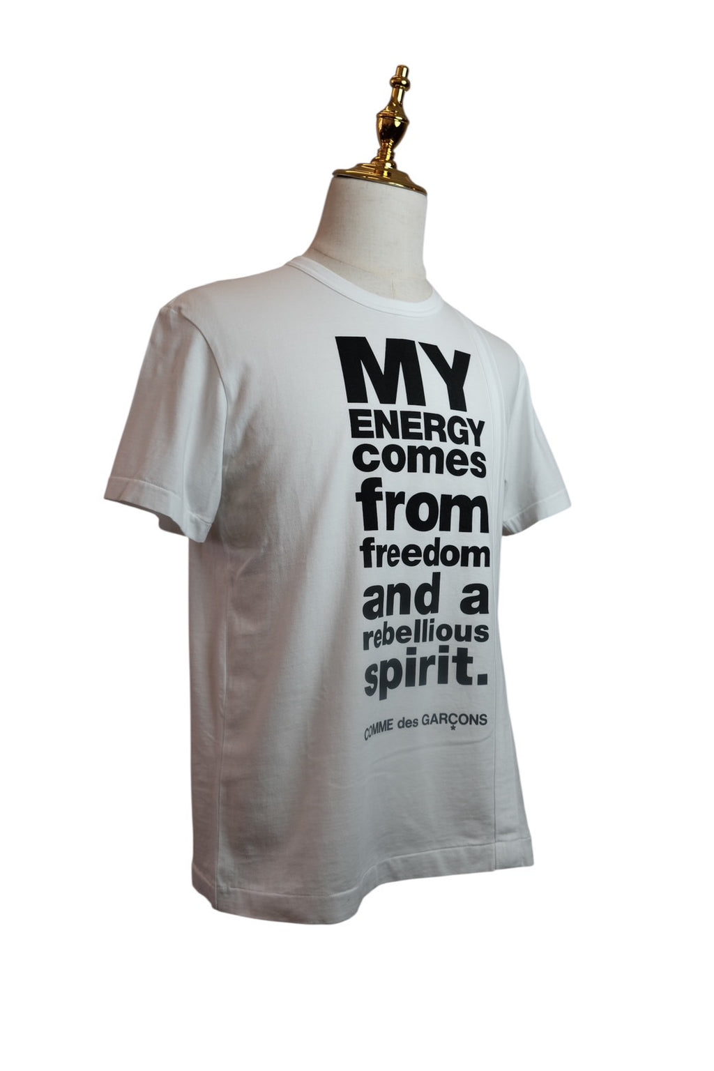 Comme des Garçons 2019 Spring/Summer “MY ENERGY” Graphic T-Shirt