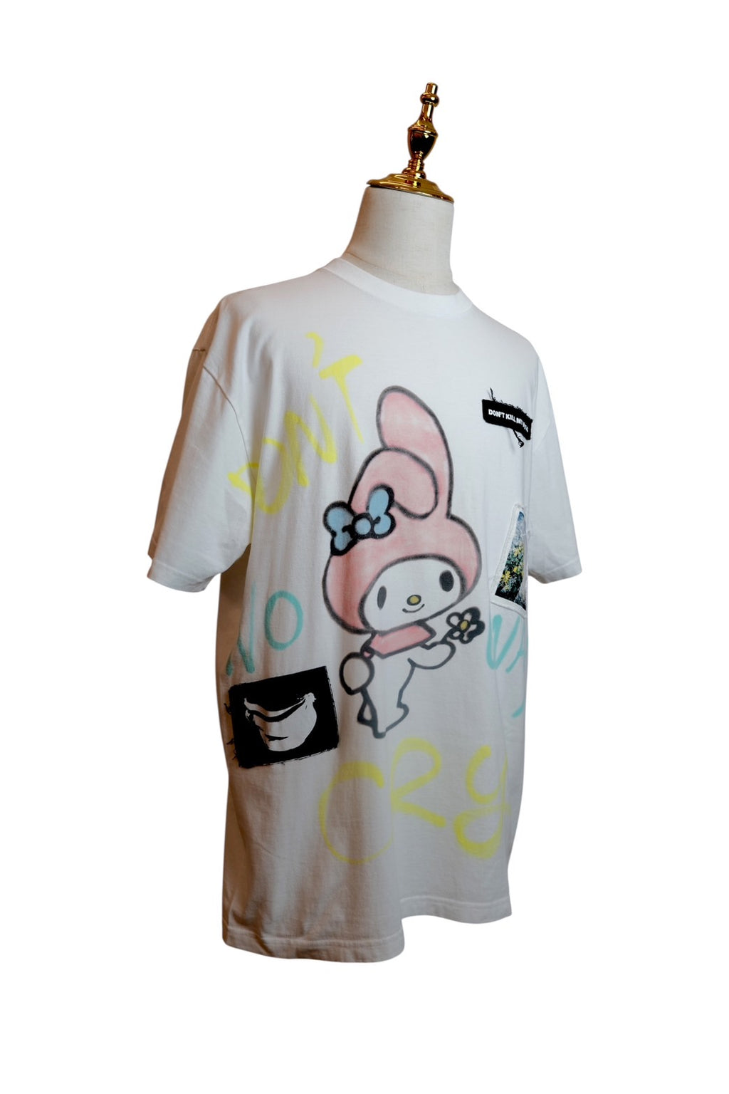 guernika – “You’re Not Alone / My Melody” Hand-Painted Art T-Shirt