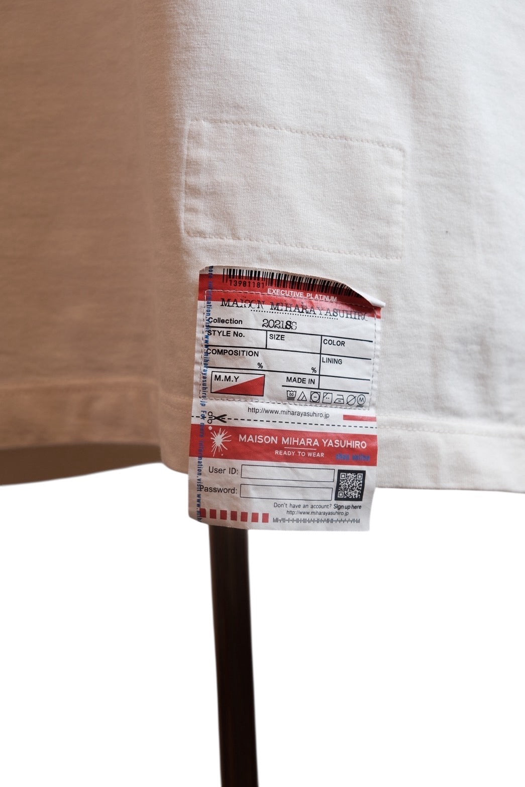 Maison Mihara Yasuhiro 2021 Spring/Summer “Adaptation” Message Patchwork T-Shirt