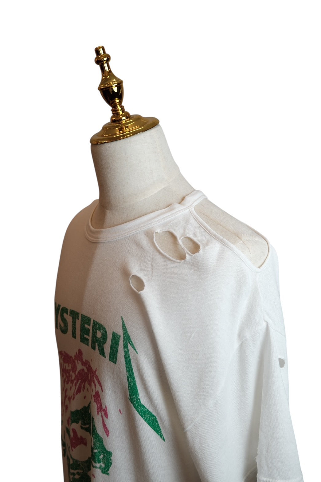 HYSTERIC GLAMOUR Damaged T-shirt – Spring/Summer 2022 Collection