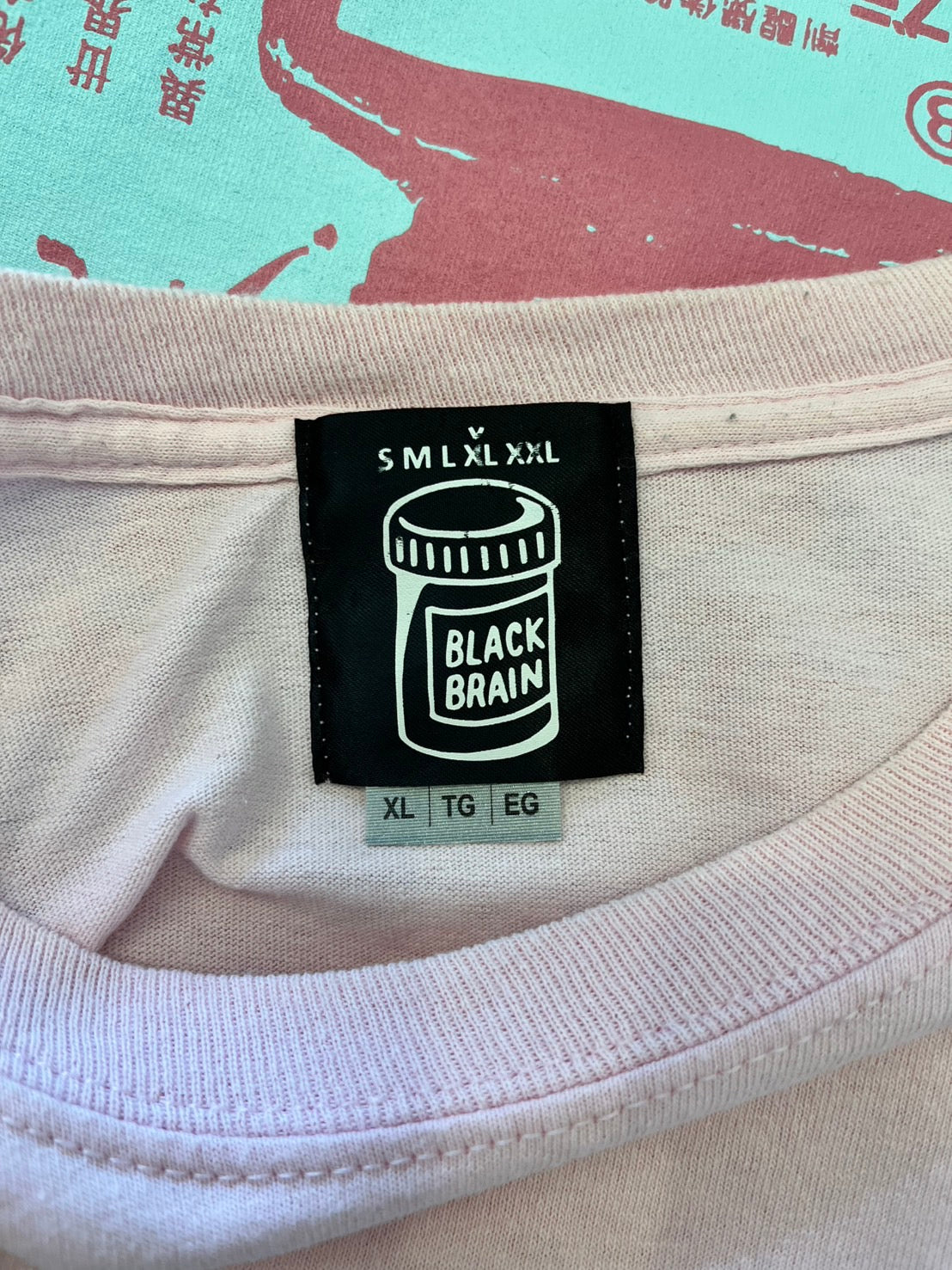 BLACK BRAIN Pill Bottle Print Long Sleeve T-Shirt