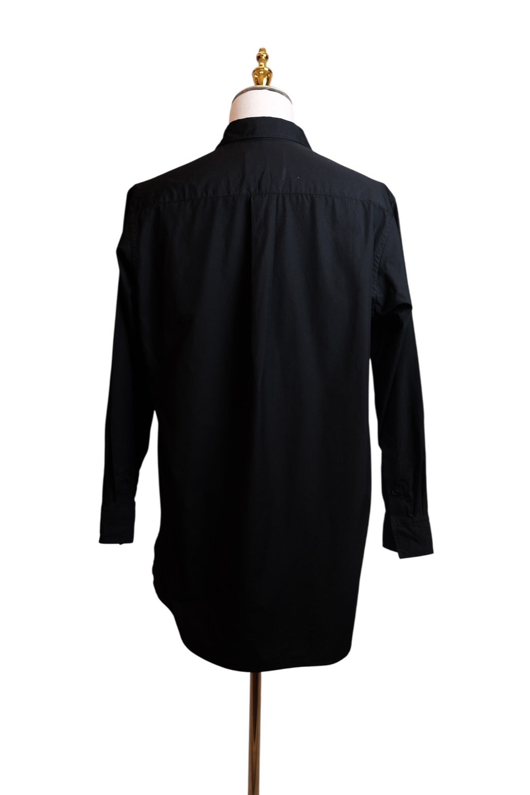 Yohji Yamamoto “power of the WHITE shirt” 2023 Spring/Summer Black Cotton Shirt