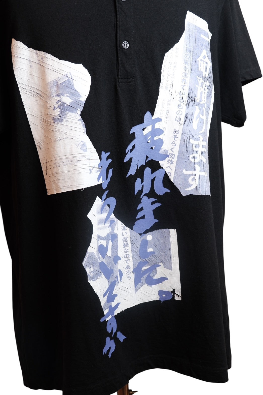 Yohji Yamamoto POUR HOMME 2019 Spring/Summer Graphic Henley T-Shirt