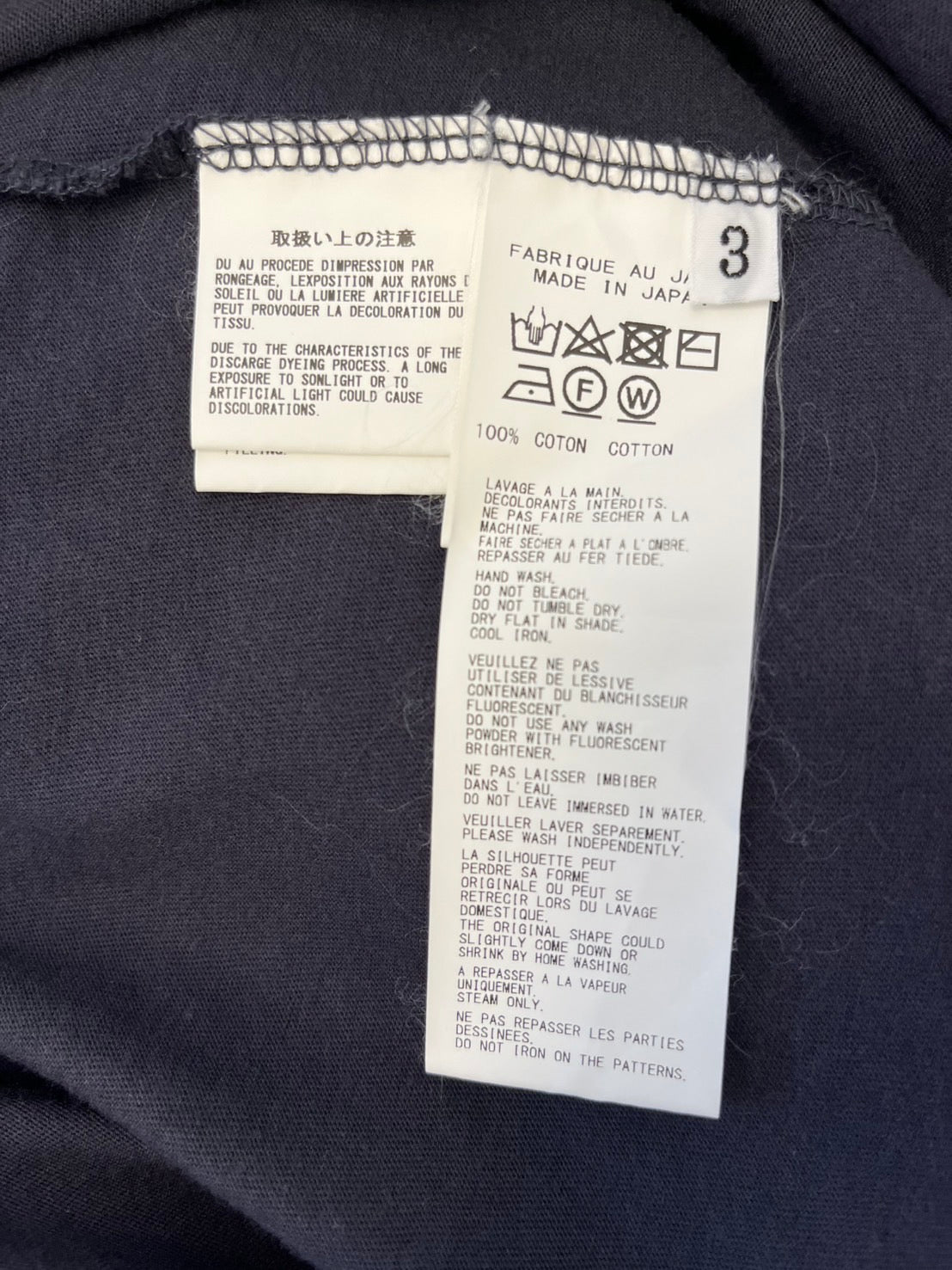 BLACK Scandal Yohji Yamamoto 2020 Spring/Summer Calligraphy T-Shirt