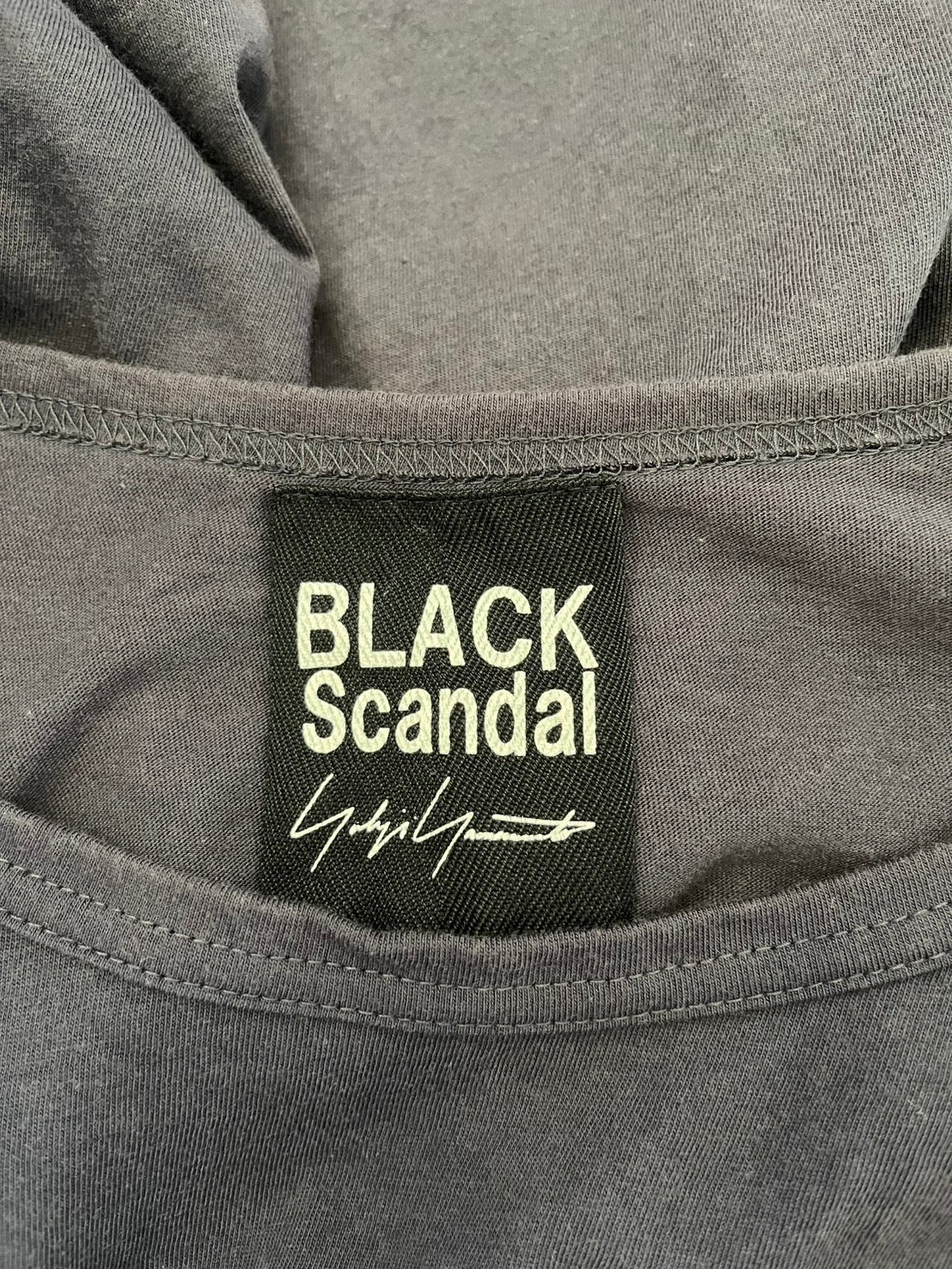 BLACK Scandal Yohji Yamamoto 2020 Spring/Summer Calligraphy T-Shirt