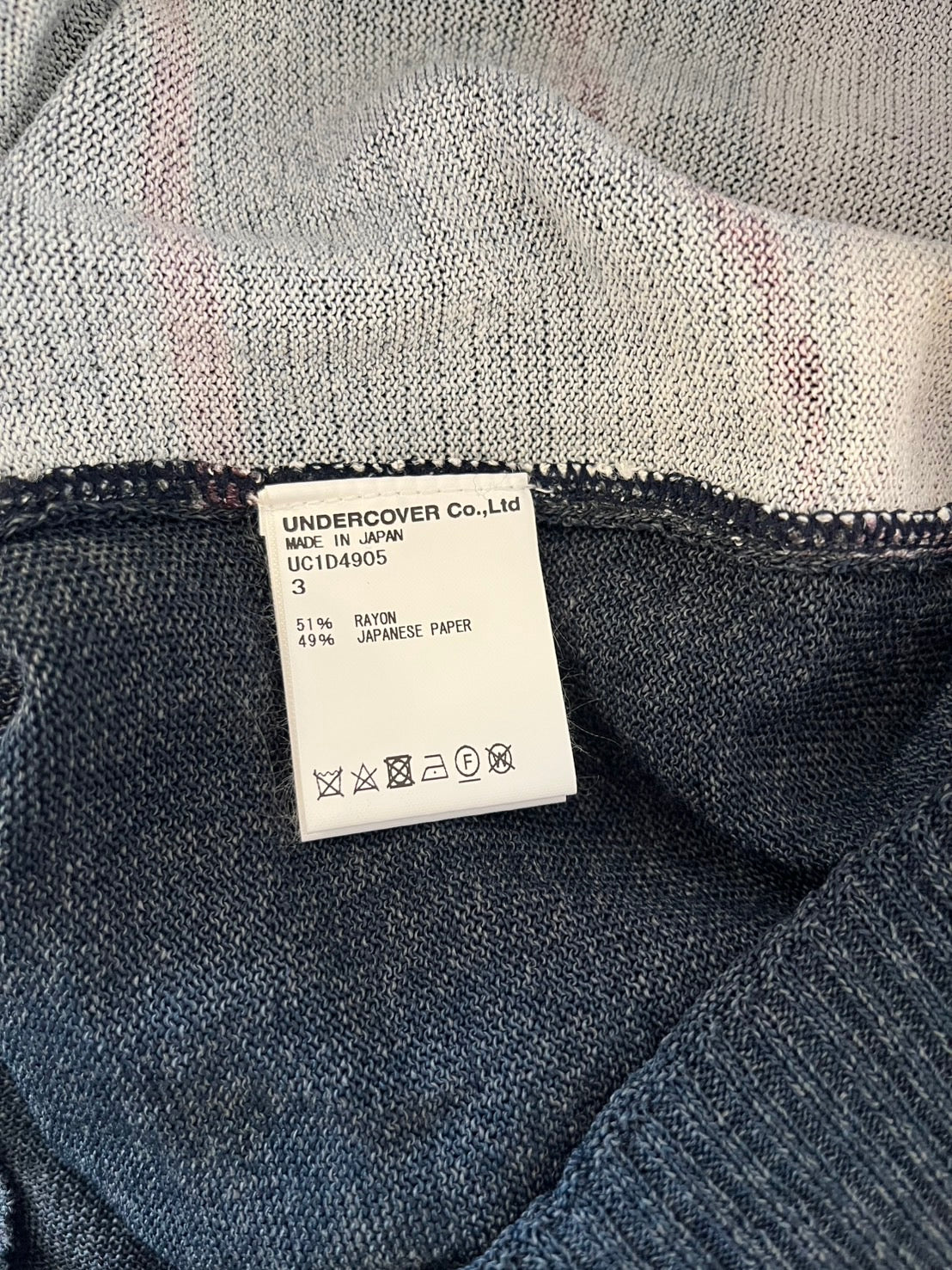 UNDERCOVER 2013 Spring/Summer Graphic Knit Sweater