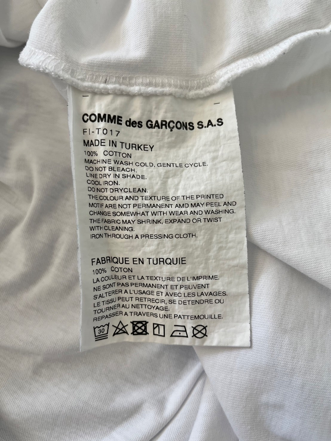 Comme des Garçons 2012 Spring/Summer T-Shirt