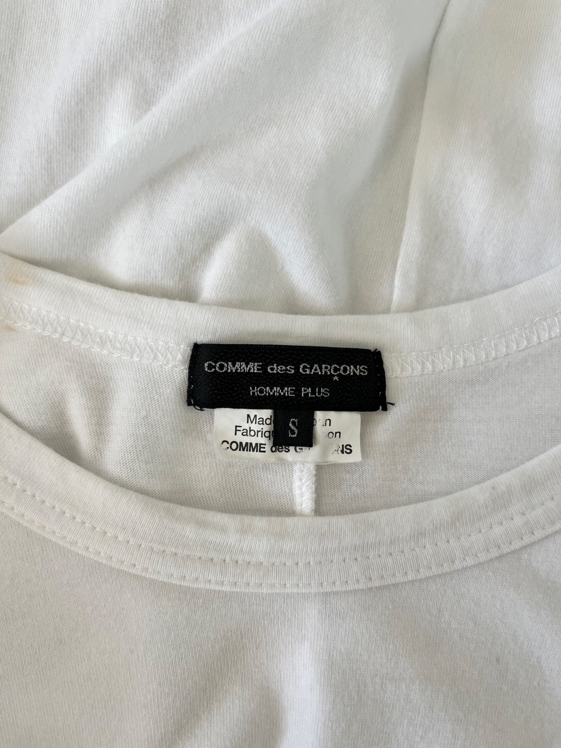 Comme des Garçons HOMME PLUS 2014 Autumn/Winter Asymmetric Long-Tail T-Shirt