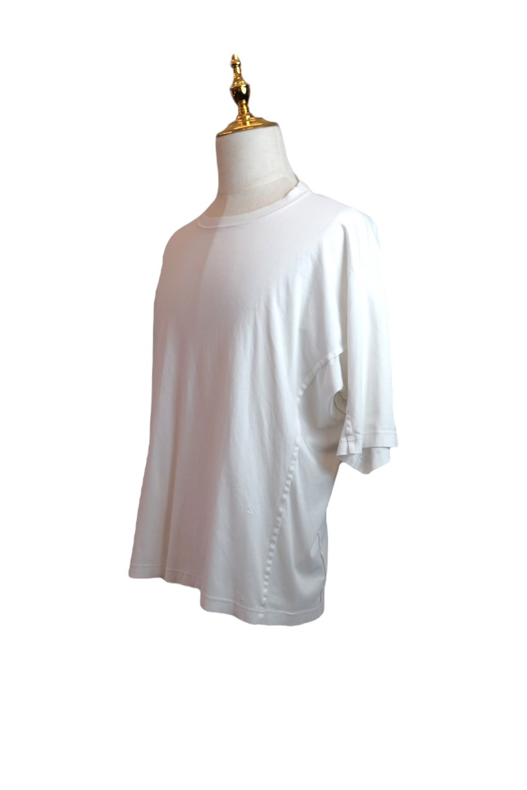 TAAKK Eyelet Detail Oversized White T-Shirt