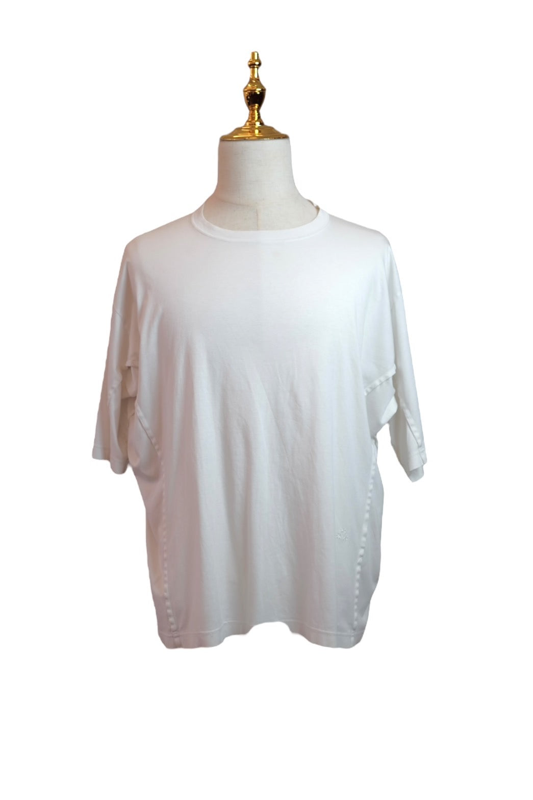 TAAKK Eyelet Detail Oversized White T-Shirt