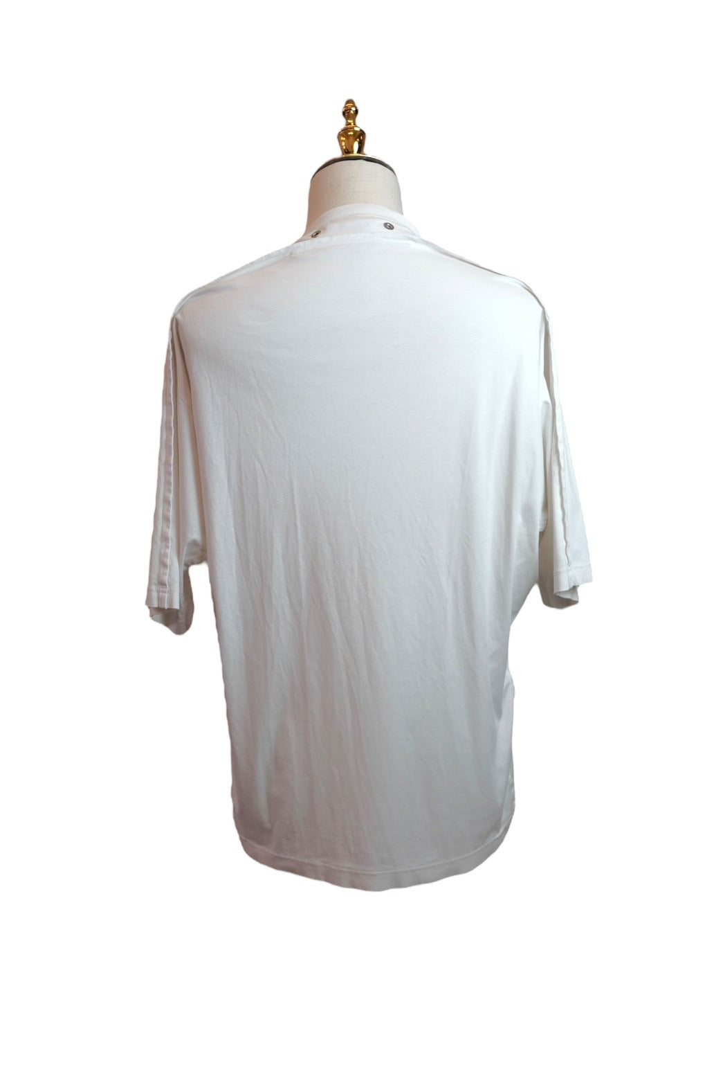 TAAKK Eyelet Detail Oversized White T-Shirt