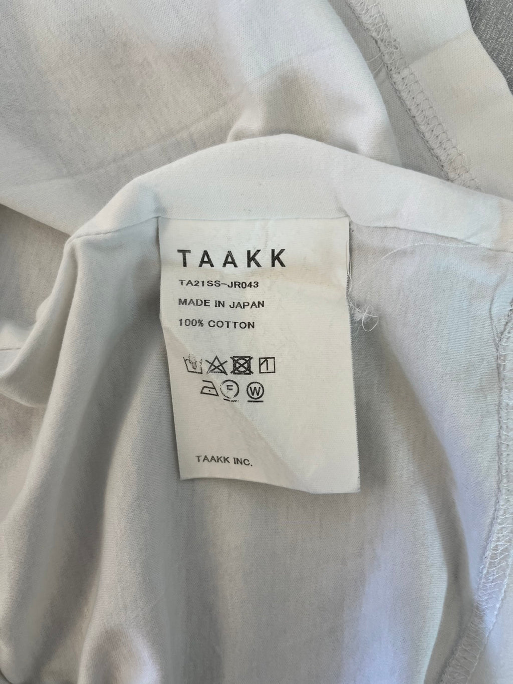 TAAKK Eyelet Detail Oversized White T-Shirt