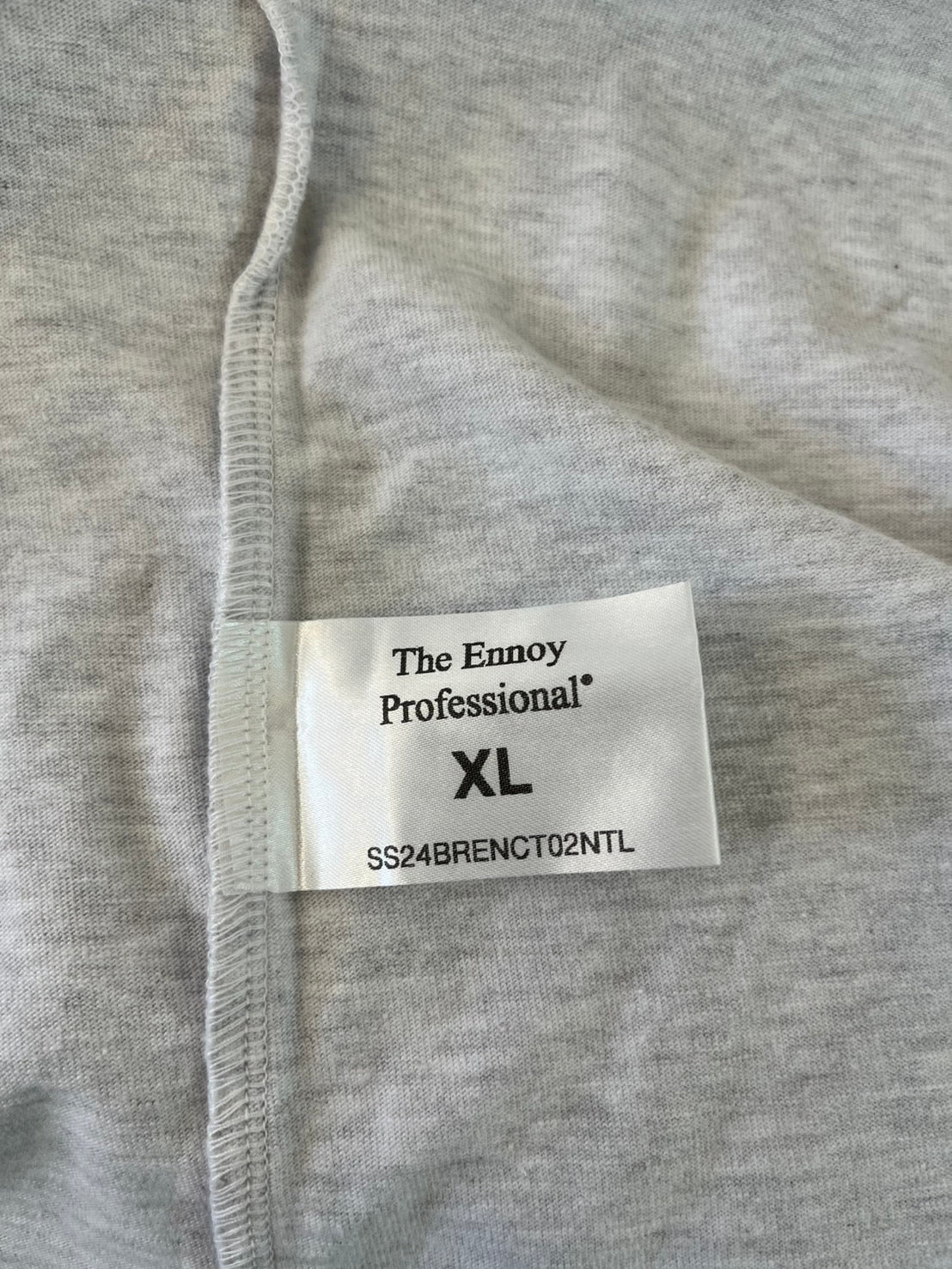 The Ennoy Professional Minimalist Grey T-Shirt