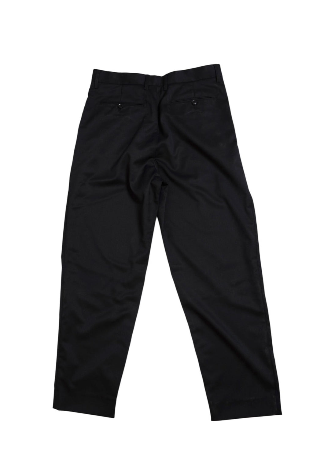 Separate Bath & Toilet Black Pleated Tapered Pants