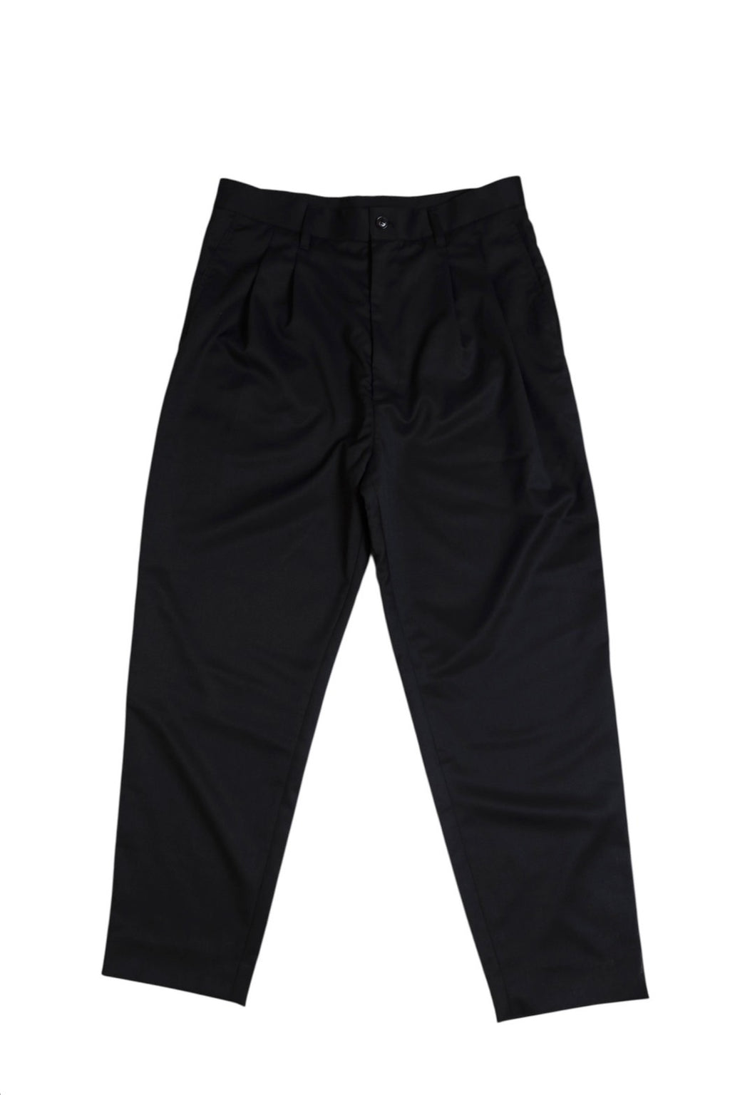 Separate Bath & Toilet Black Pleated Tapered Pants