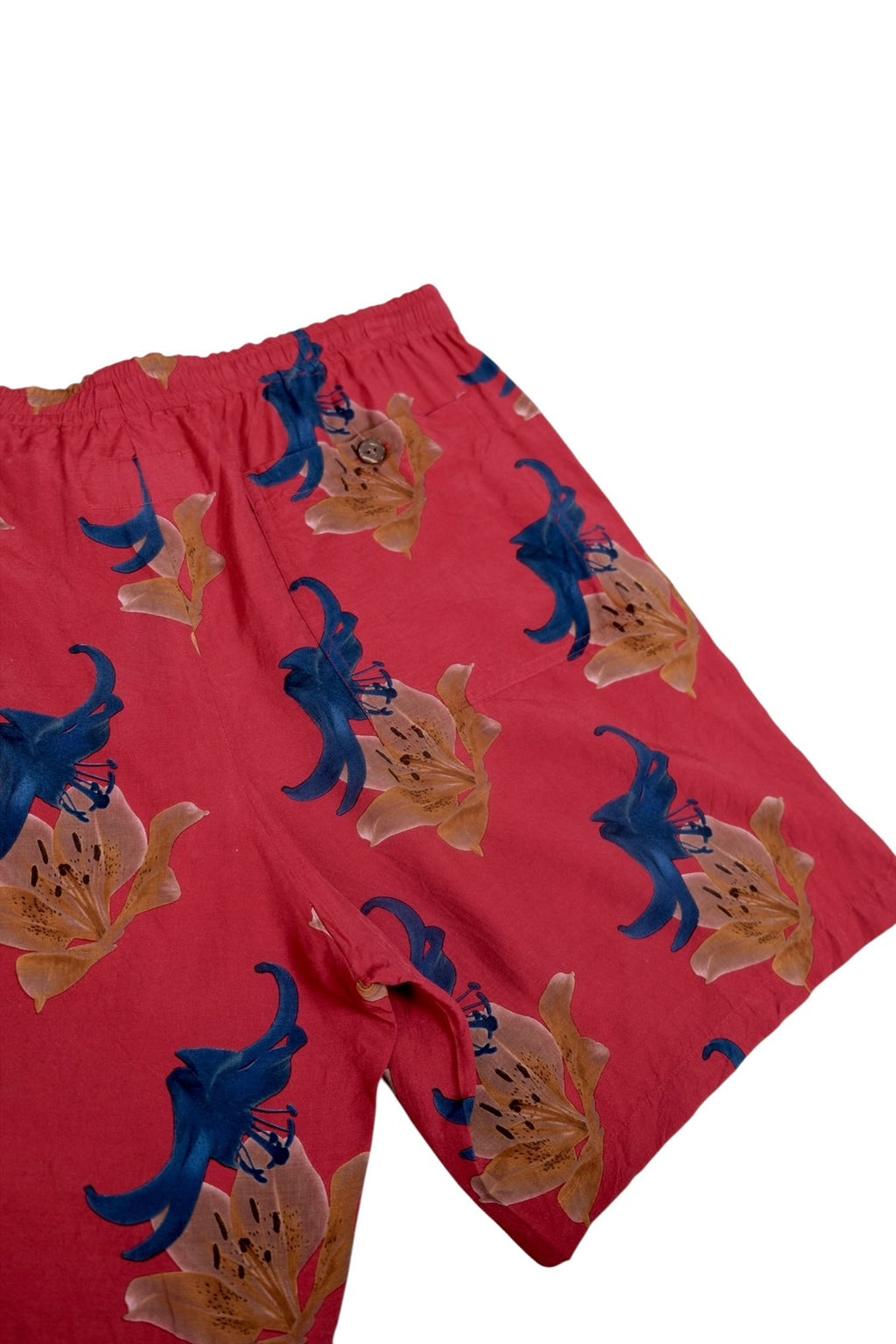 WACKO MARIA “The Guilty Parties” Floral Print Rayon Shorts