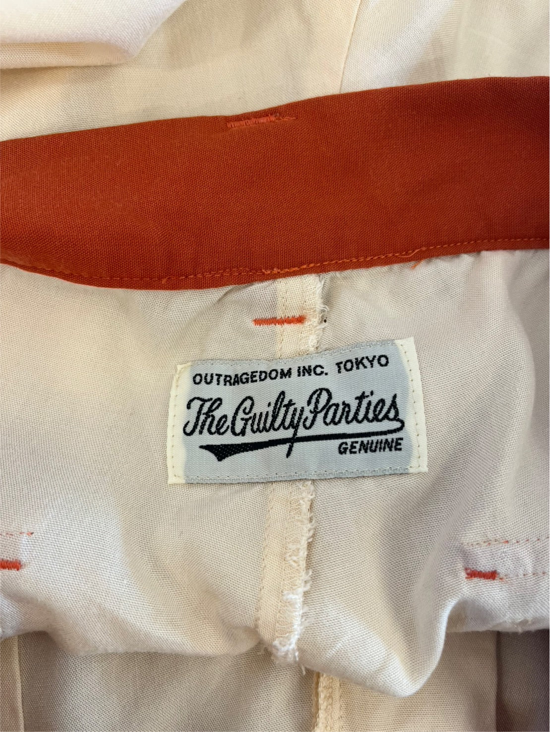 WACKO MARIA “The Guilty Parties” Contrast Waistband Shorts