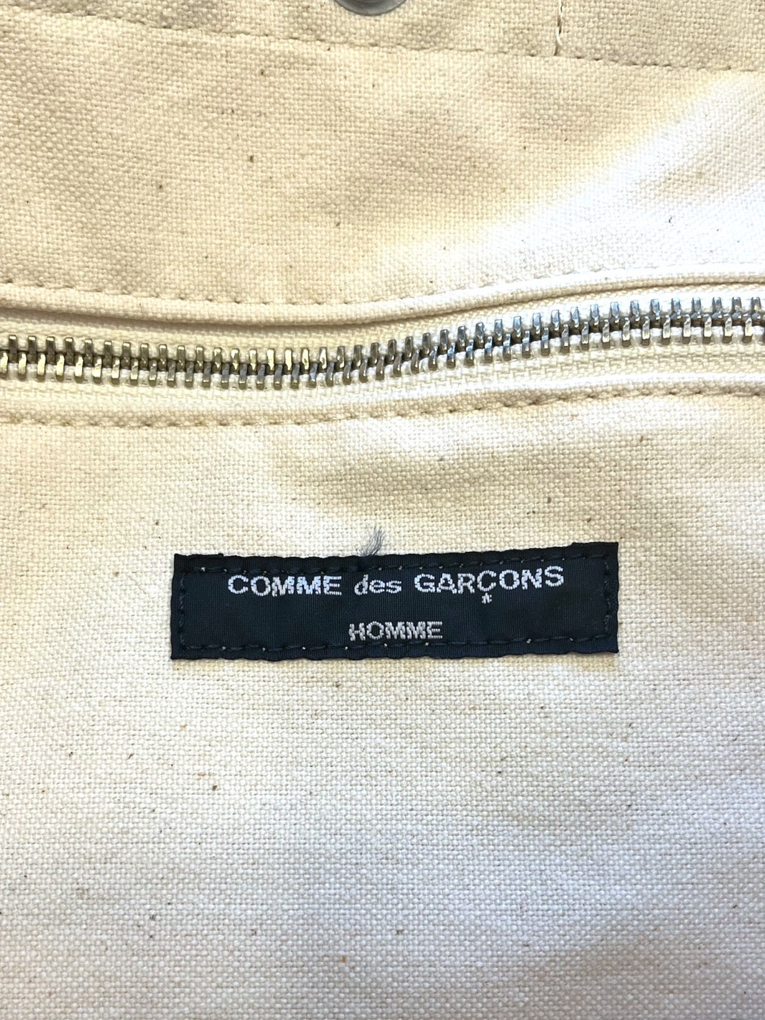COMME des GARÇONS HOMME × PORTER Canvas Tote Bag