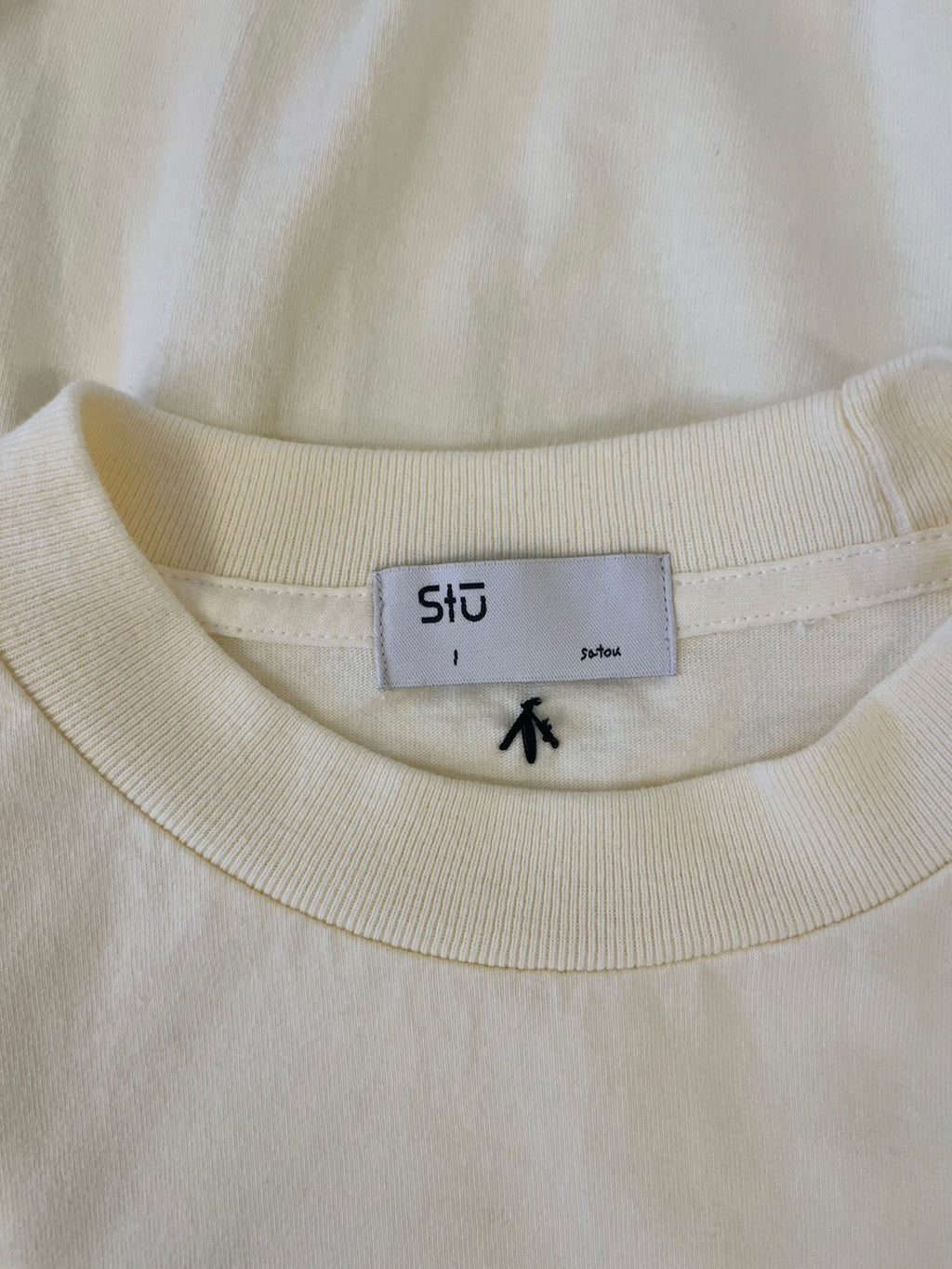 satou Embroidered Flower T-Shirt