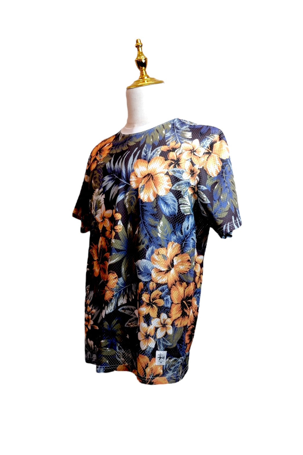 Stüssy Floral Mesh T-Shirt