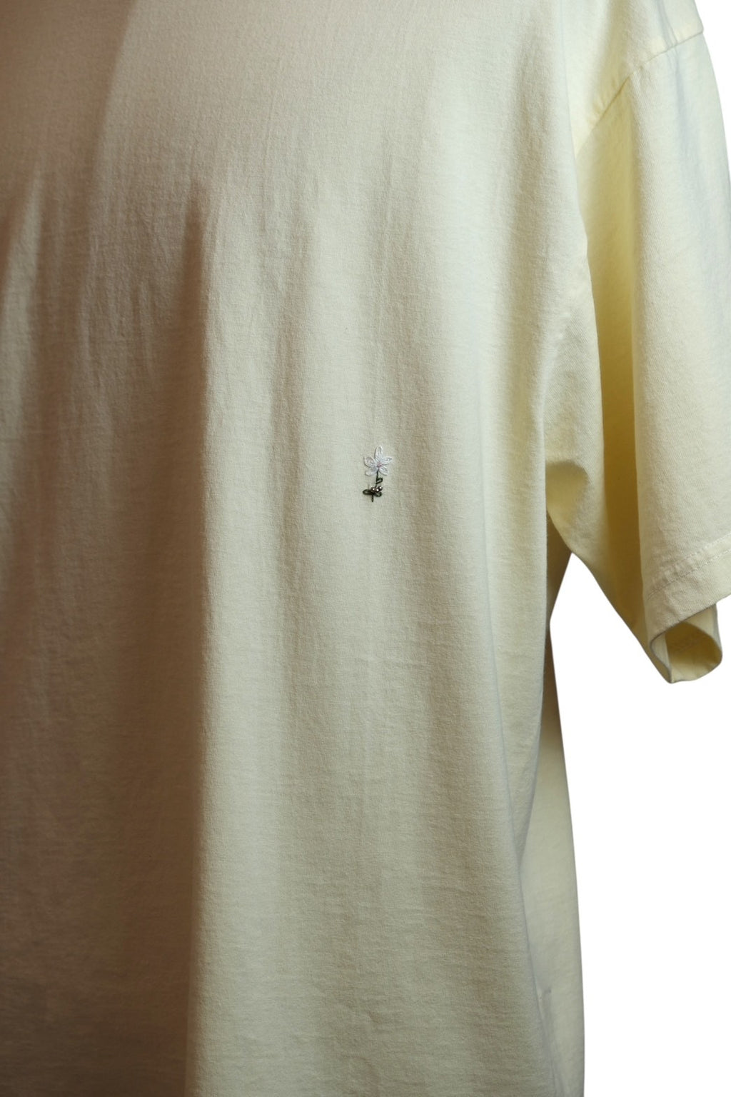 satou Embroidered Flower T-Shirt