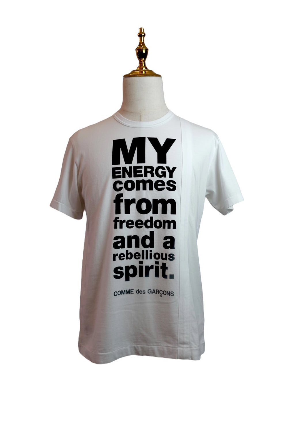 Comme des Garçons 2019 Spring/Summer “MY ENERGY” Graphic T-Shirt