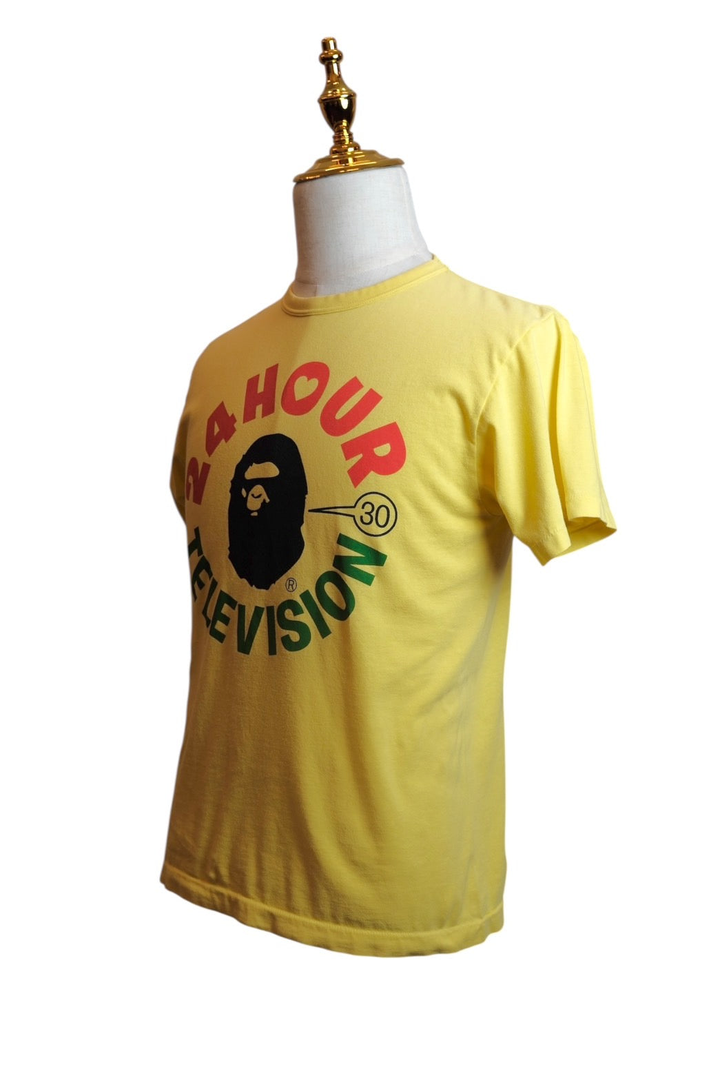 A BATHING APE × 24 Hour Television Yellow T-Shirt