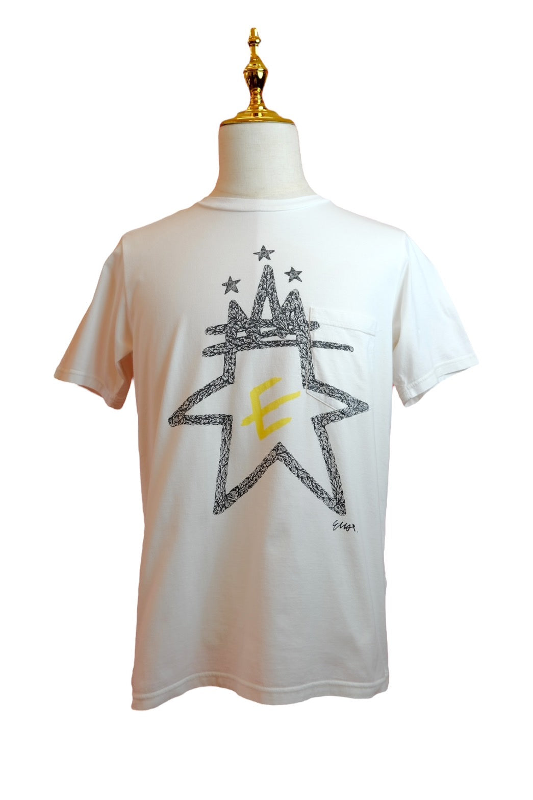 TAKAHIROMIYASHITATheSoloist. “E-Star” Graphic Pocket T-Shirt