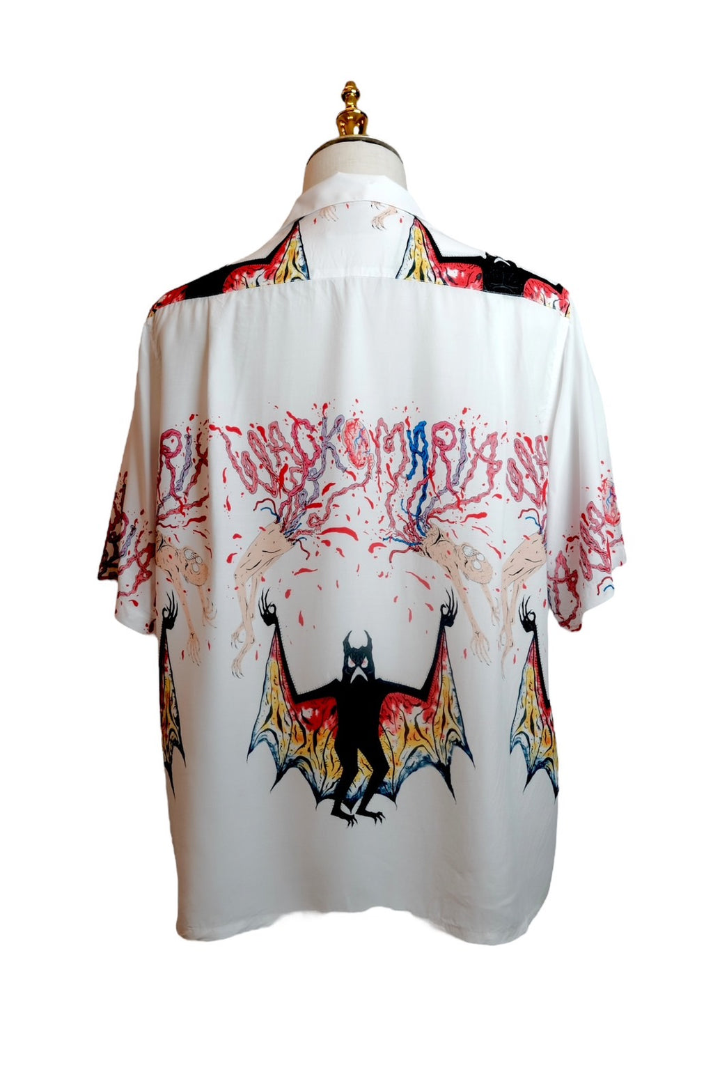 WACKO MARIA × NECK FACE – Devil Bat Aloha Shirt / "Guilty Parties" Series