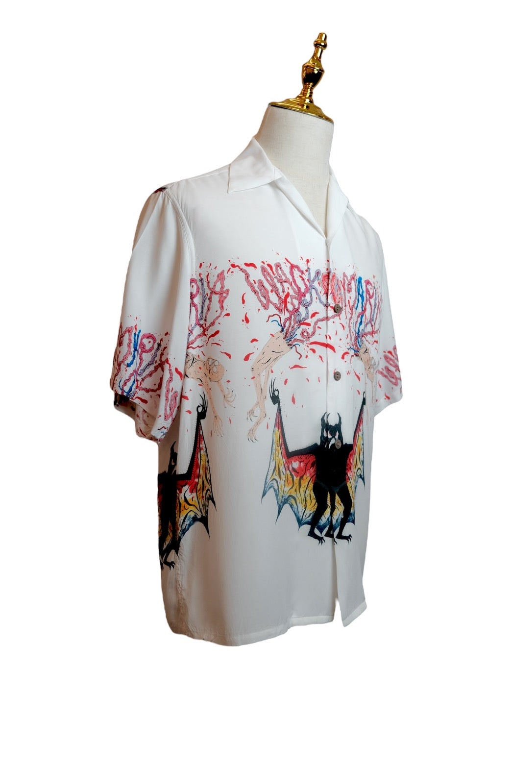 WACKO MARIA × NECK FACE – Devil Bat Aloha Shirt / "Guilty Parties" Series