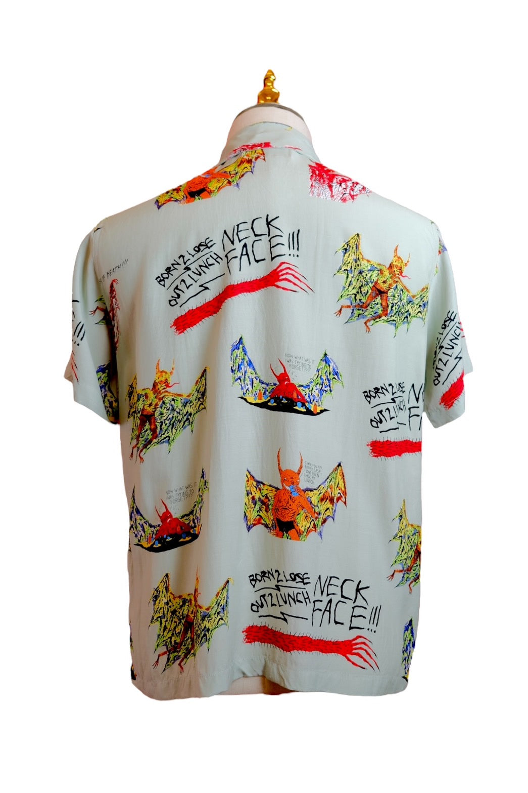 WACKO MARIA × NECK FACE – Devil Bat Aloha Shirt / "Guilty Parties" Series